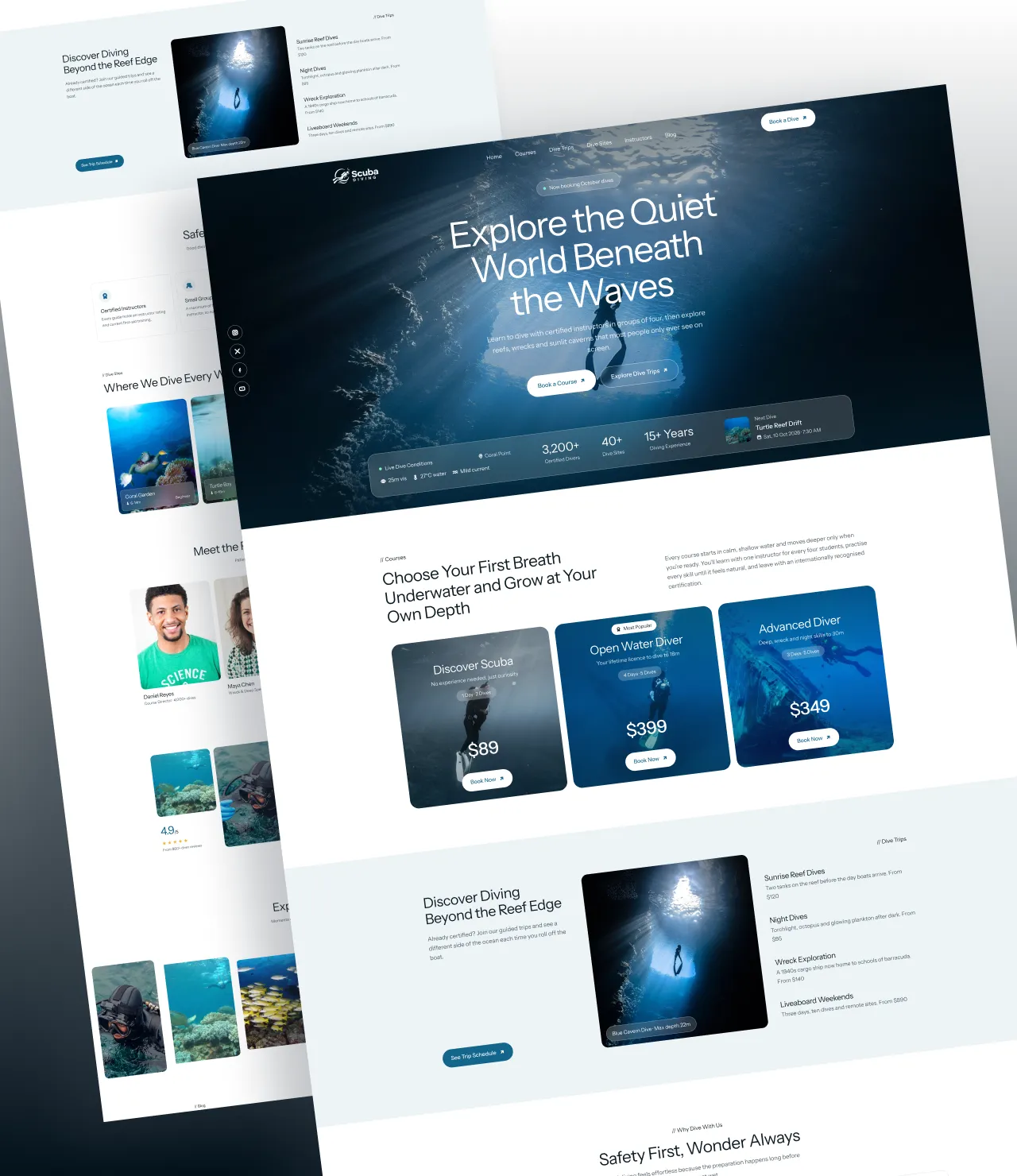 Scuba Diving WordPress Theme