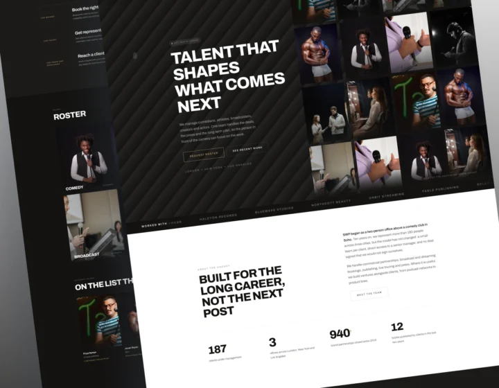 Talent Agency WordPress Theme