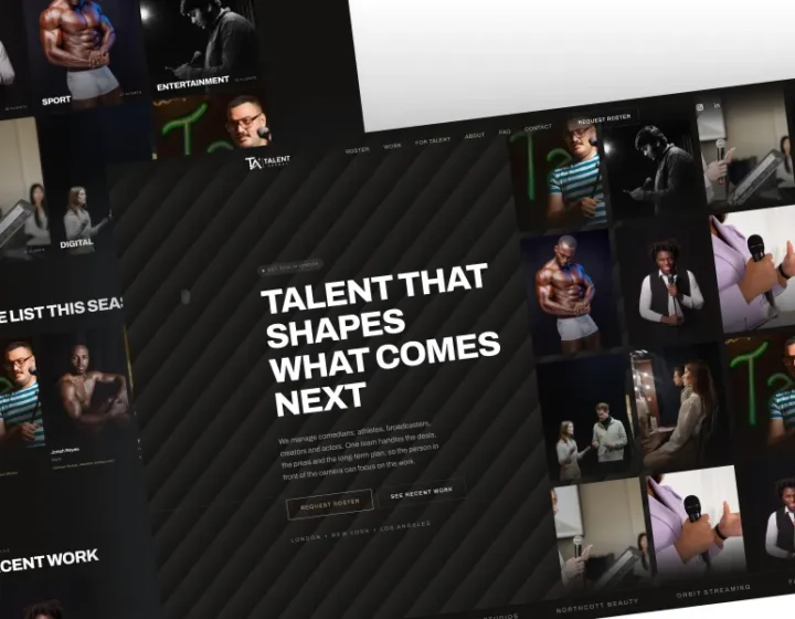 Talent Agency WordPress Theme