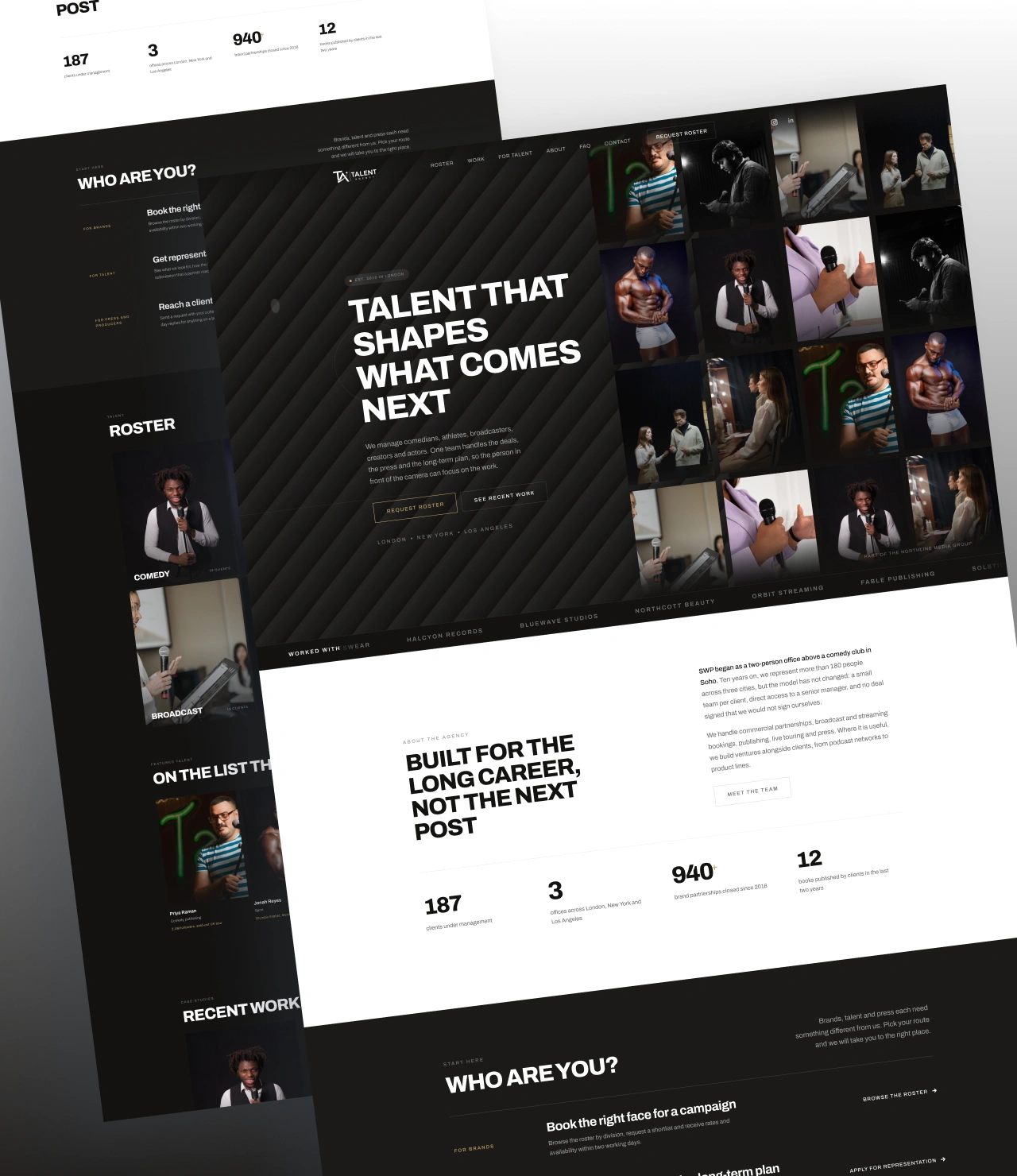 Talent Agency WordPress Theme