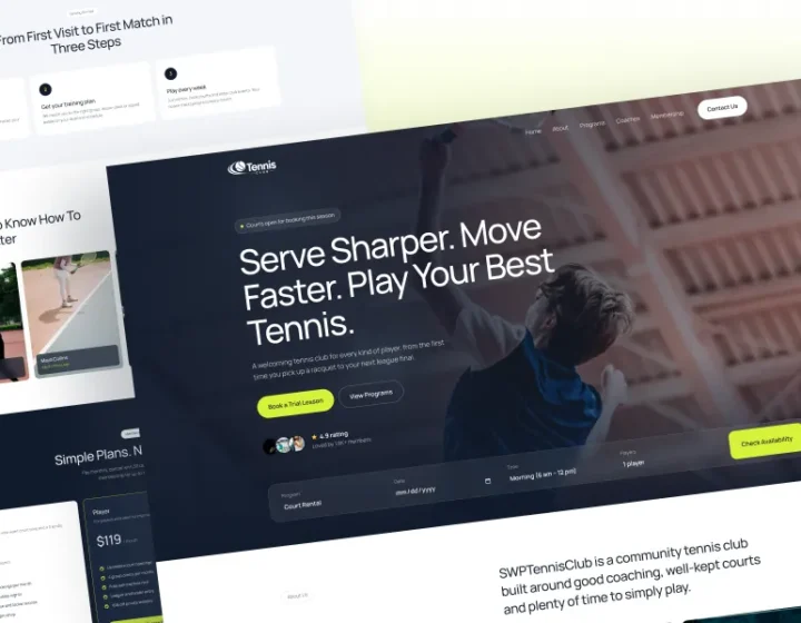 Tennis Club WordPress Theme