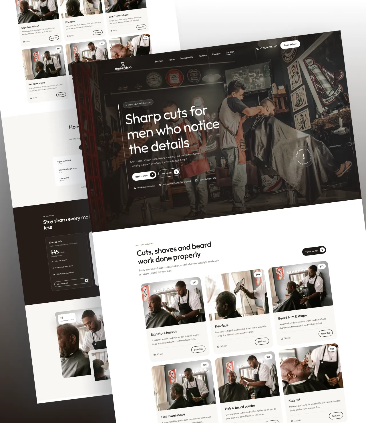 Barbershop WordPress Theme