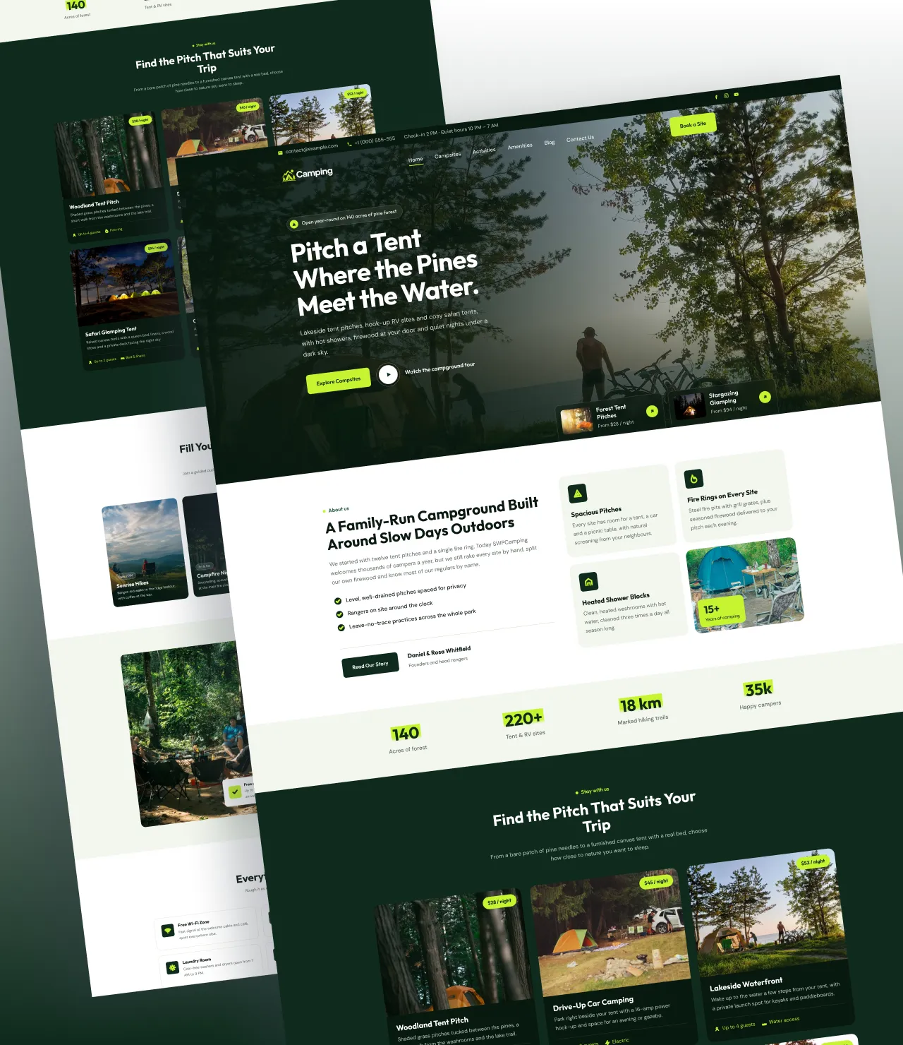 Camping WordPress Theme