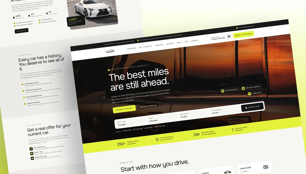 car dealership wordpress theme