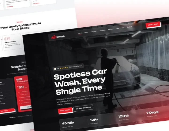 Car Wash WordPress Theme