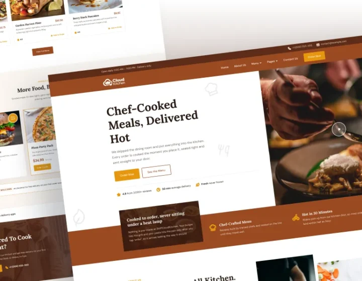 Cloud Kitchen WordPress Theme