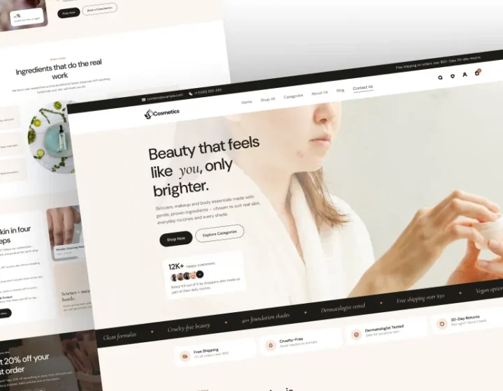 Cosmetics Shop WordPress Theme