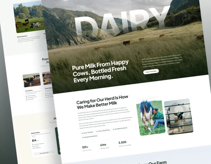 Dairy Farm WordPress Theme