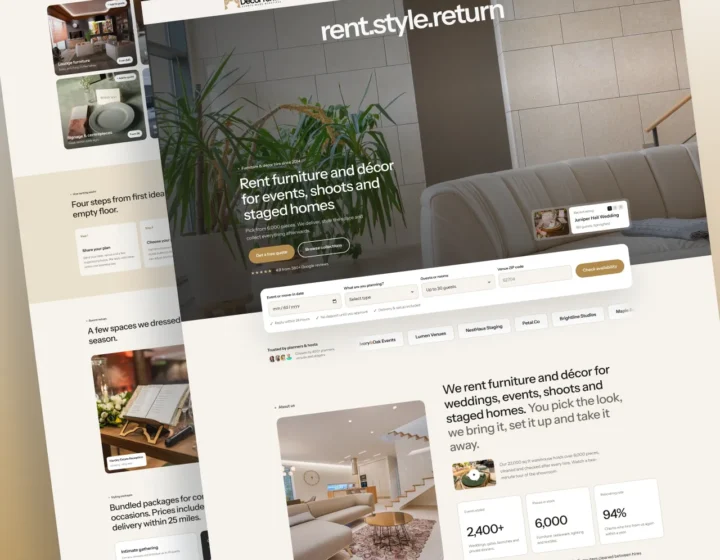 Decor Rental WordPress Theme