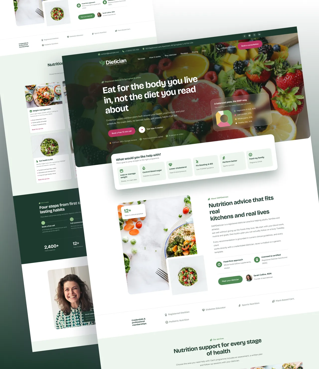 Dietician WordPress Theme