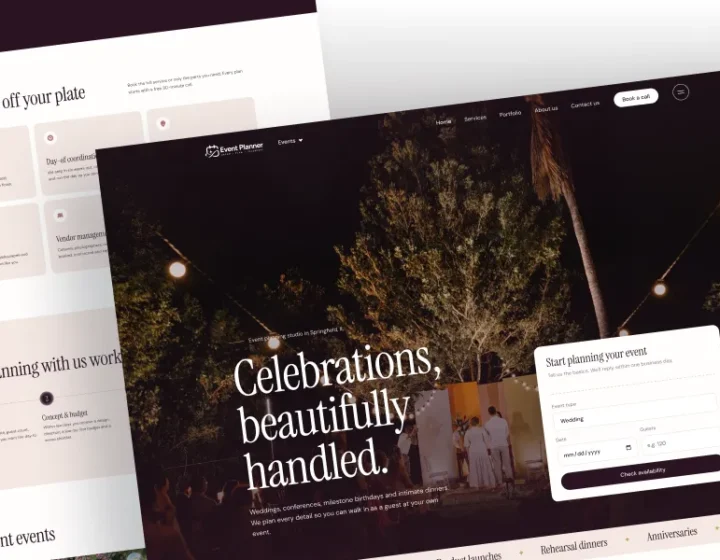 Event Planner WordPress Theme