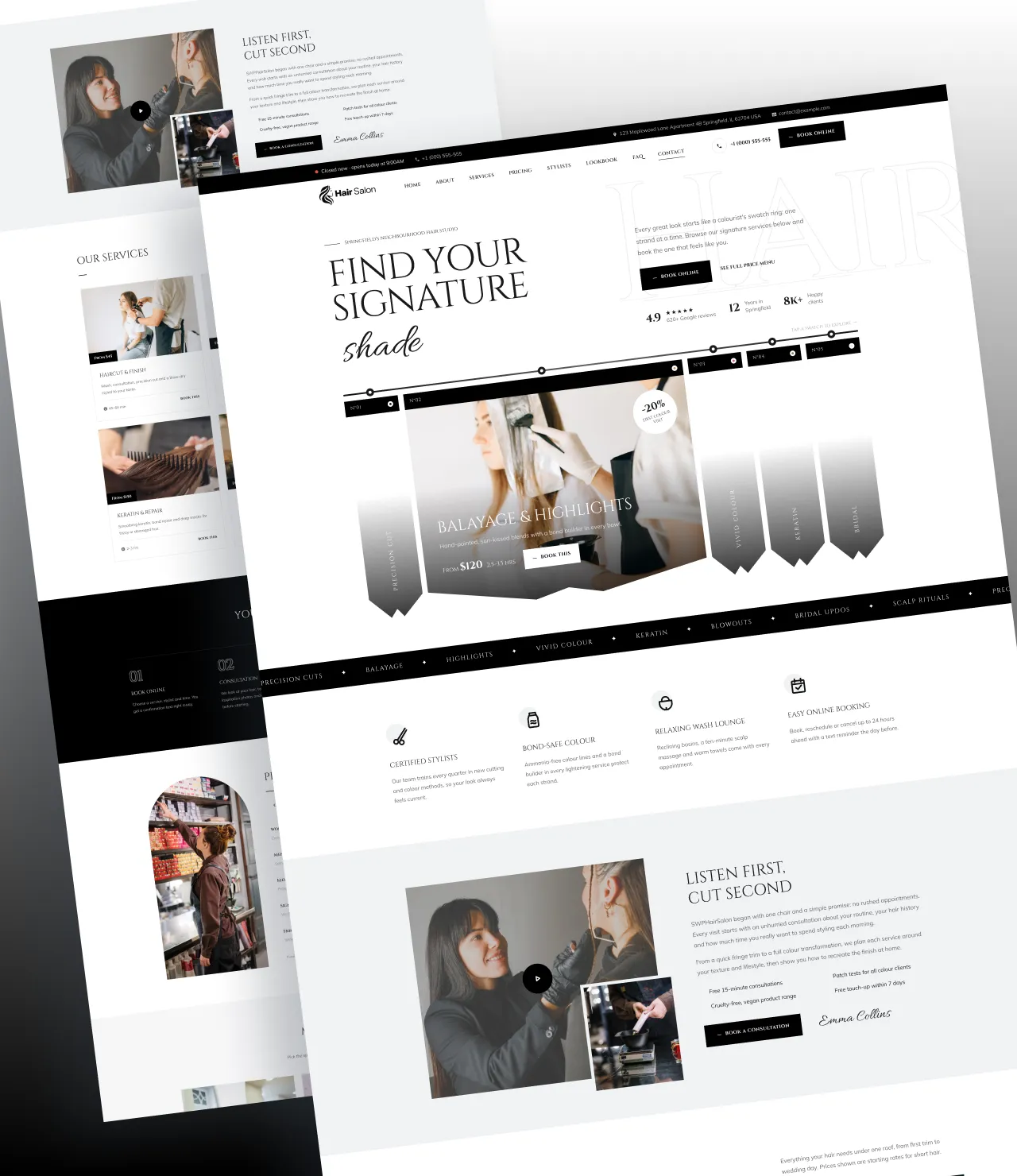 Hair Salon WordPress Theme