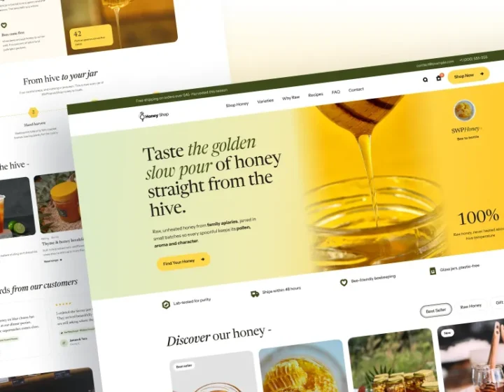 Honey Shop WordPress Theme