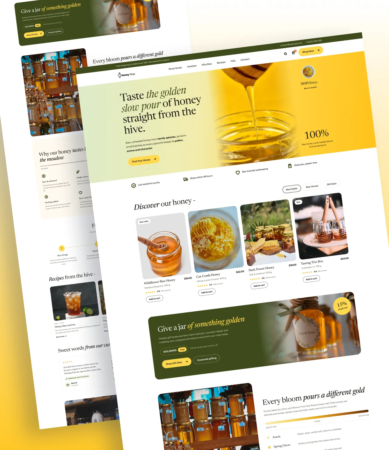 Honey Shop WordPress Theme