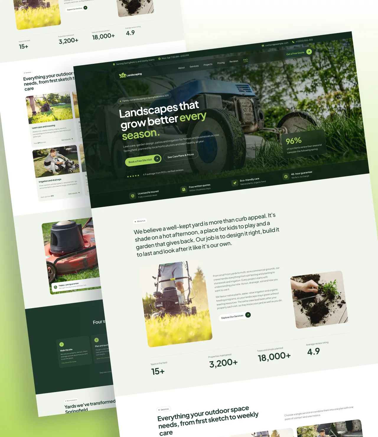 Landscaping WordPress Theme