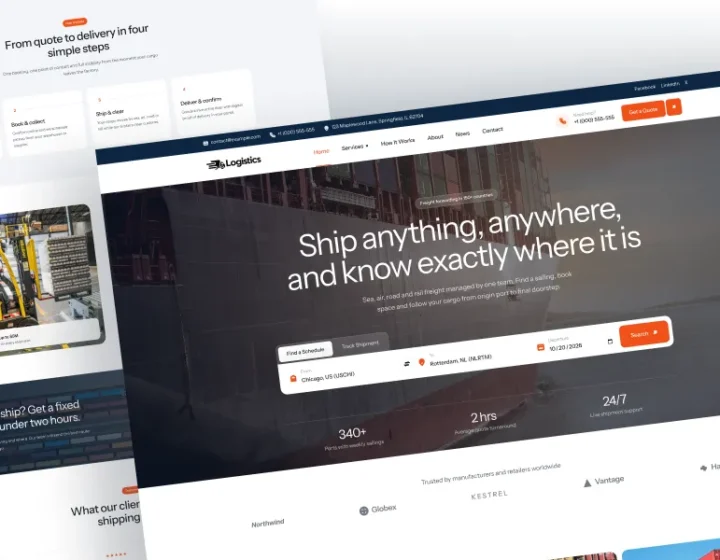 Logistic WordPress Theme