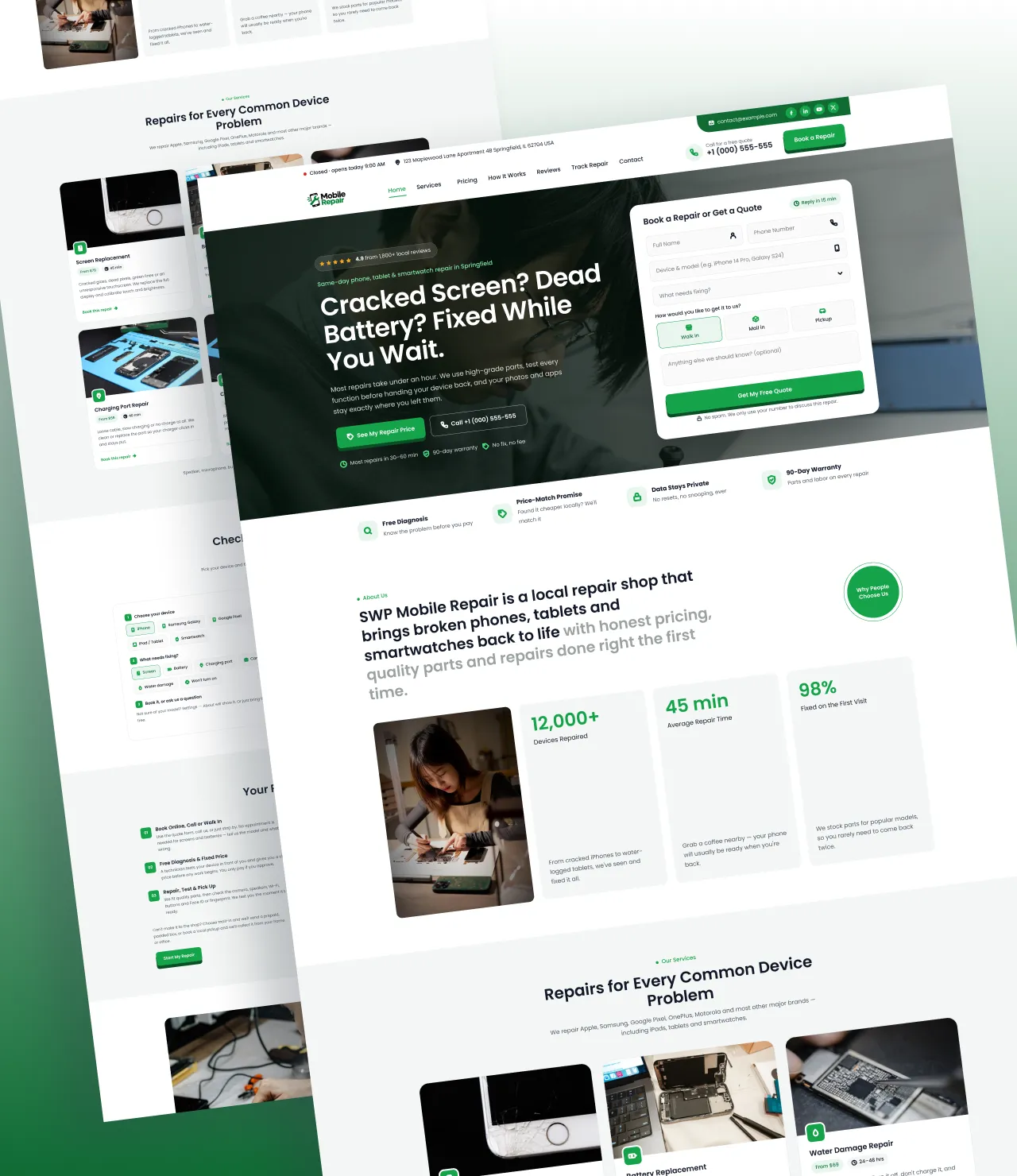 Mobile Repair WordPress Theme