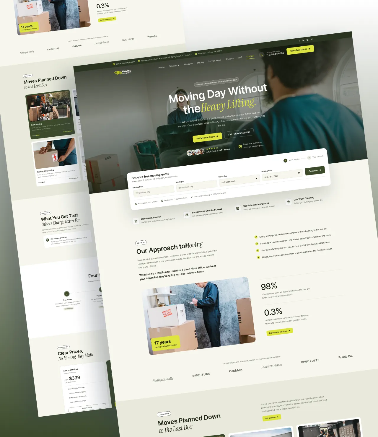 Moving Company WordPress Theme