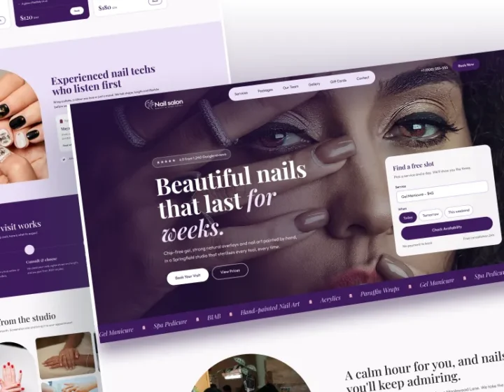 Nail Salon WordPress Theme