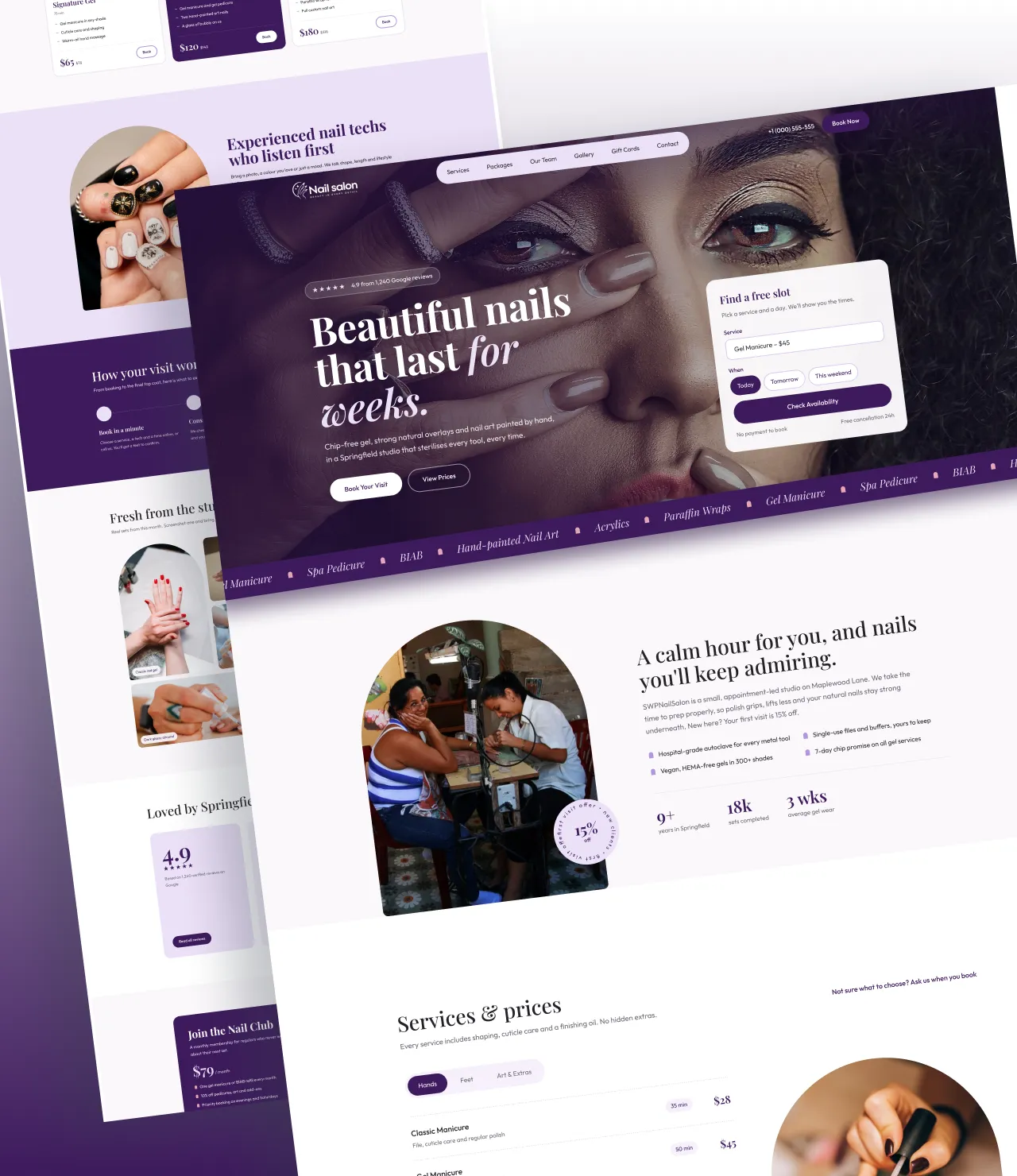 Nail Salon WordPress Theme