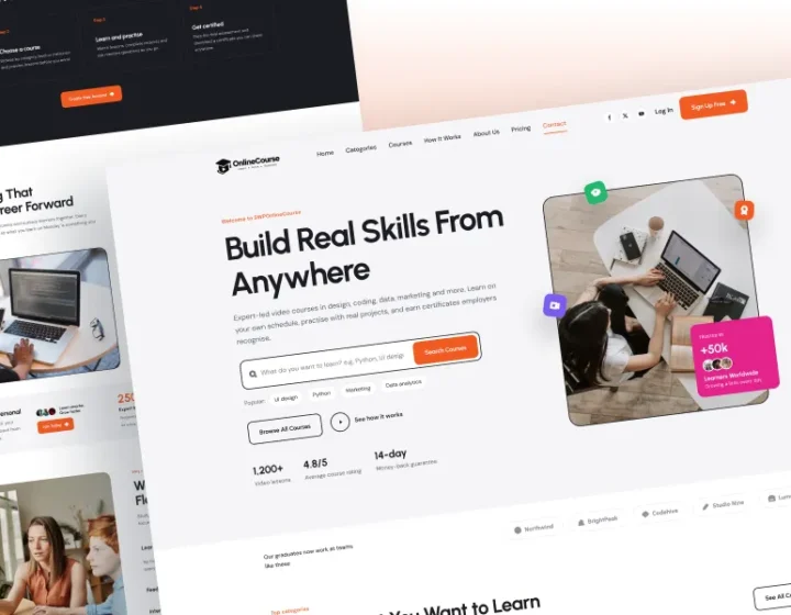 Online Course WordPress Theme