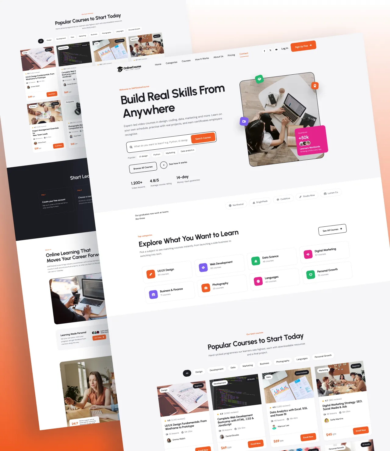 Online Course WordPress Theme