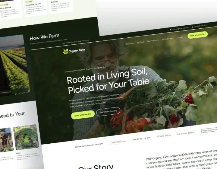 Organic Farm WordPress Theme
