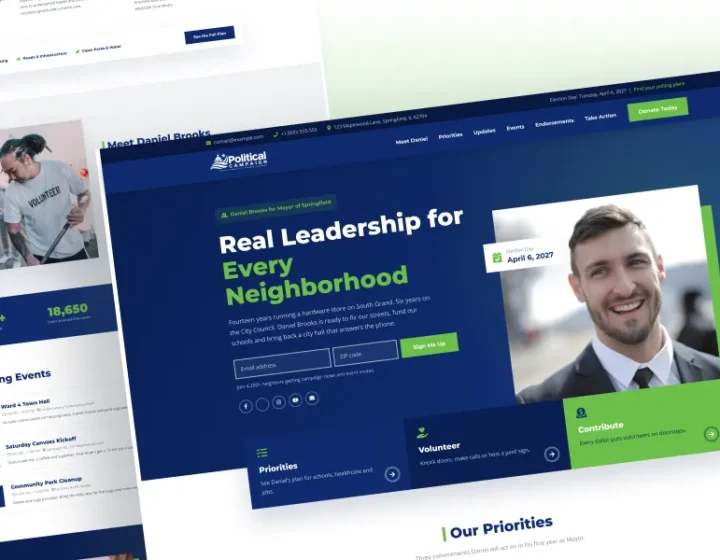 Political Campaign WordPress Theme