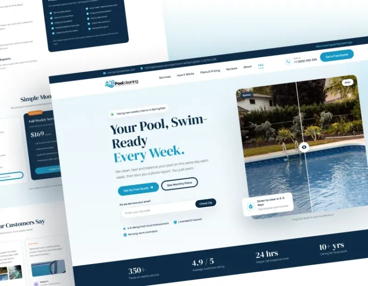 Pool Cleaning WordPress Theme