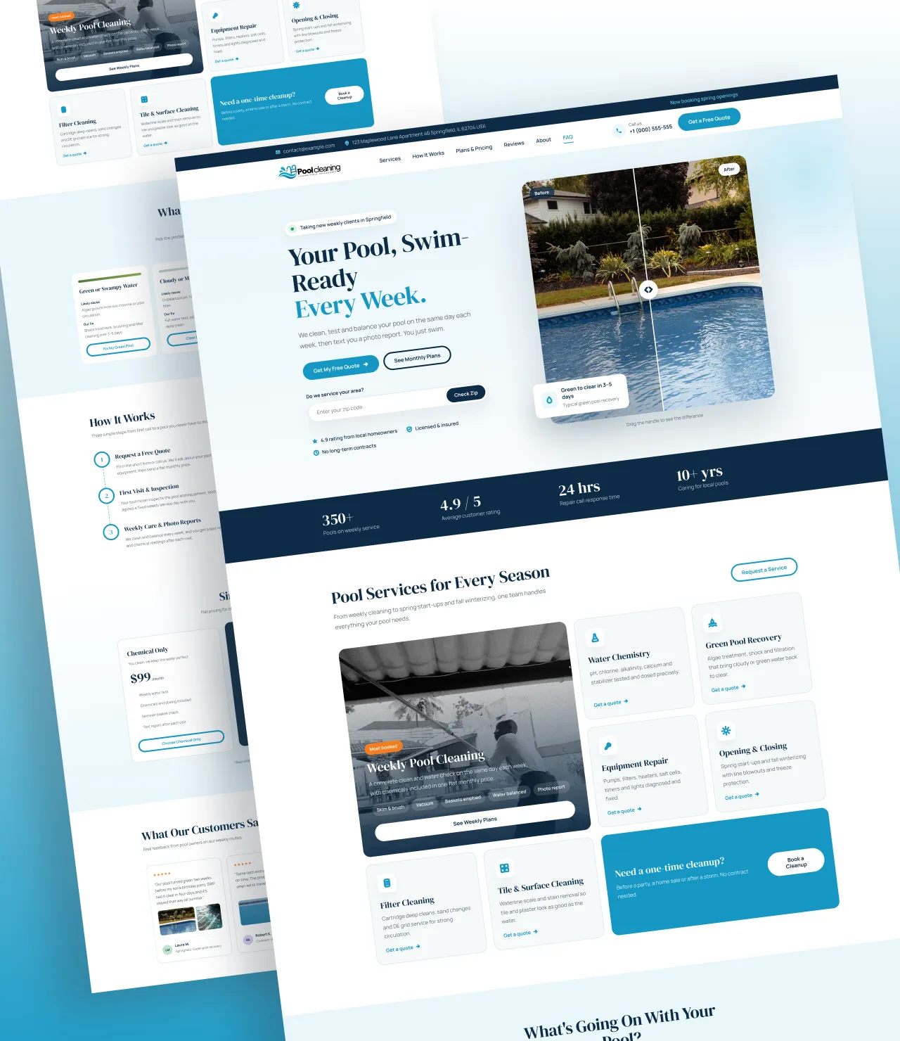 Pool Cleaning WordPress Theme