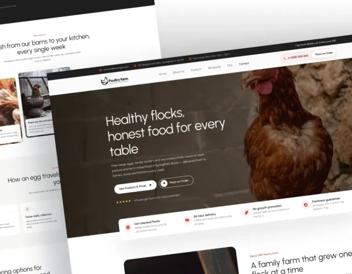Poultry Farm WordPress Theme