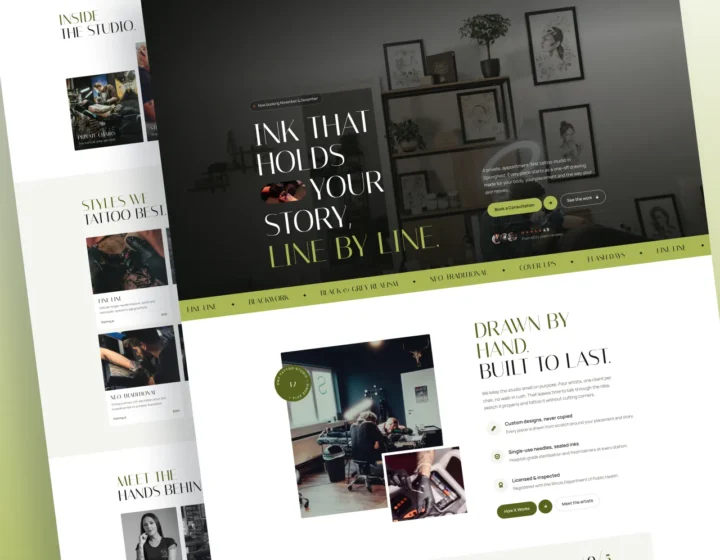 Tattoo Studio WordPress Theme