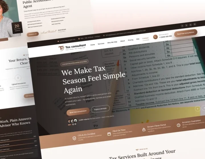 Tax Consultant WordPress Theme