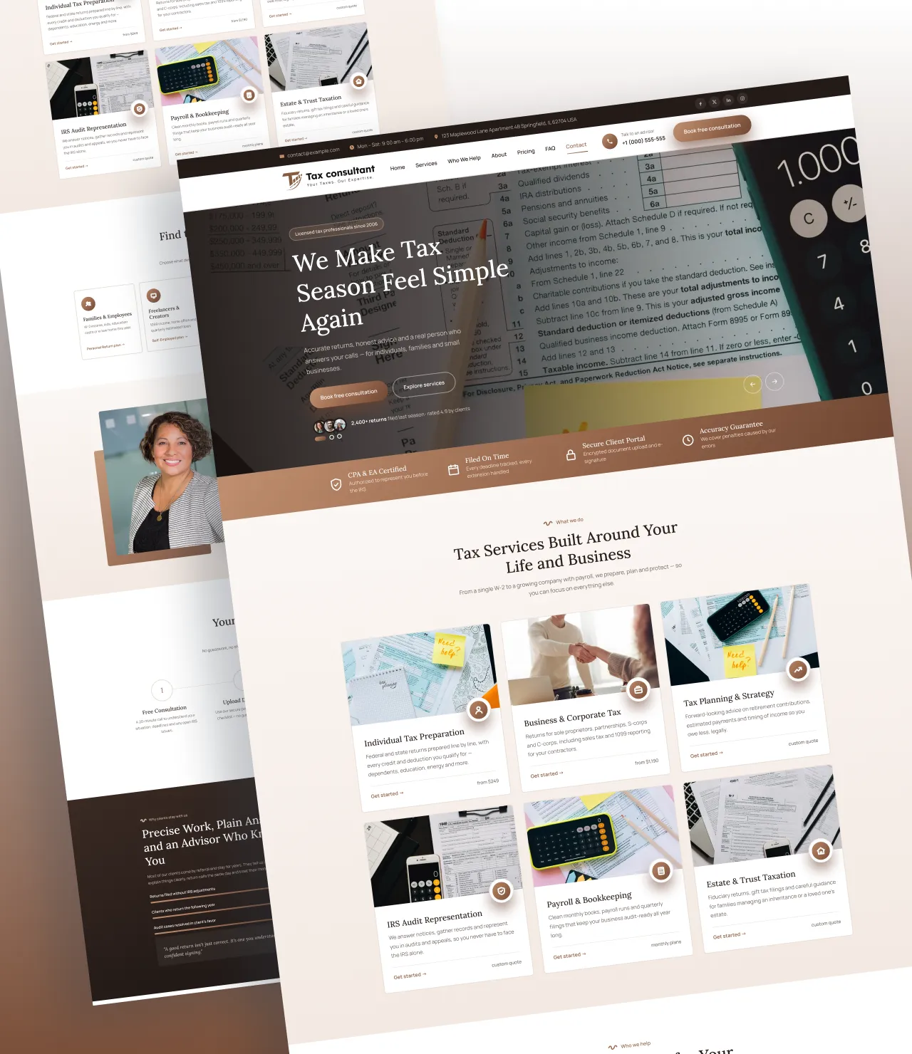 Tax Consultant WordPress Theme
