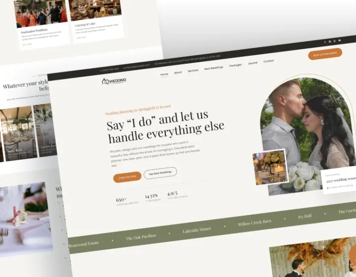 Wedding Planner WordPress Theme